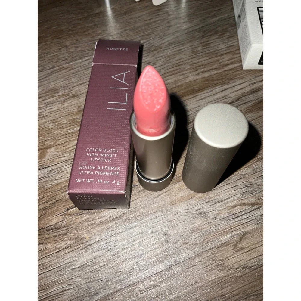 ILIA Color Block High Impact Lipstick Rosette Satin Finish Clean Beauty